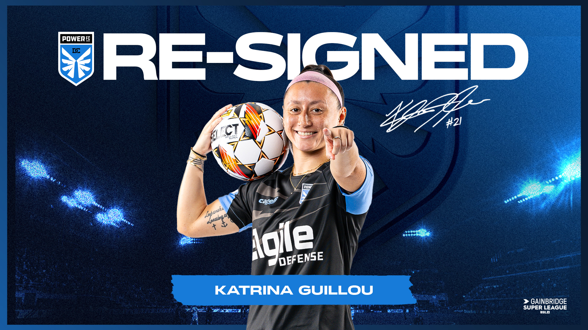 DC Power Football Club Signs Midfielder Katrina Guillou for 2025/26 Season featured image