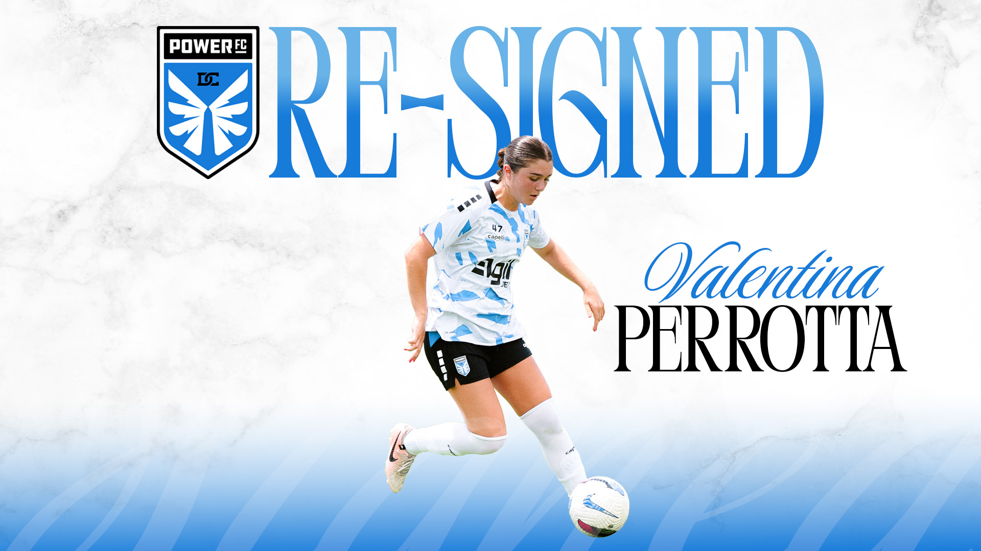 DC Power Football Club Re-signs Academy Midfielder Valentina Perrotta featured image