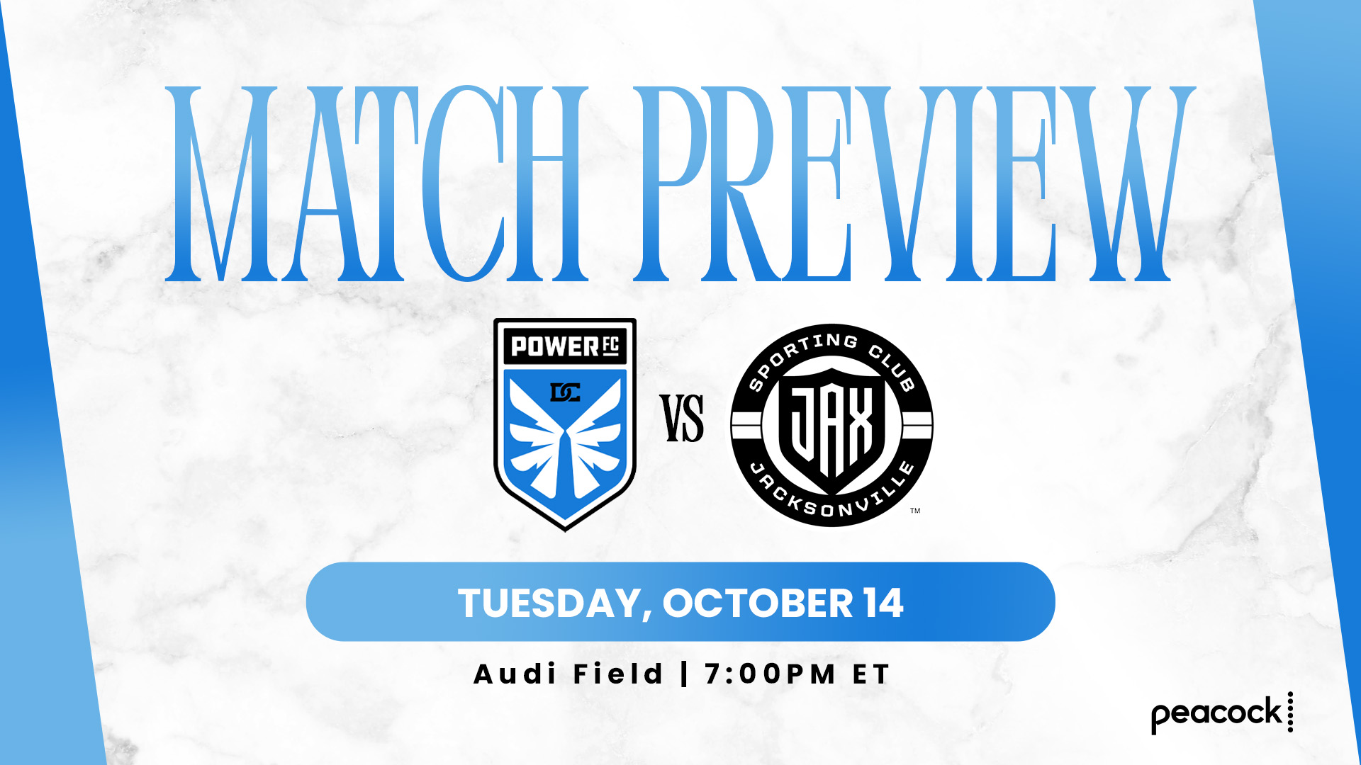 MATCH PREVIEW: DC Power FC Hosts Sporting JAX for First Time at Audi Field on Tuesday  featured image