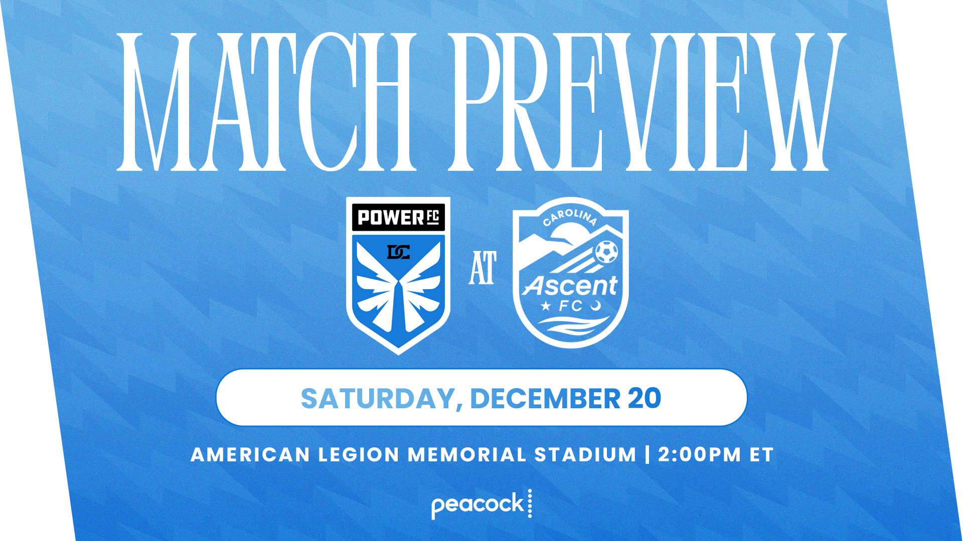MATCH PREVIEW: DC Power Football Club Closes Fall Season at Carolina Ascent FC on Saturday  featured image