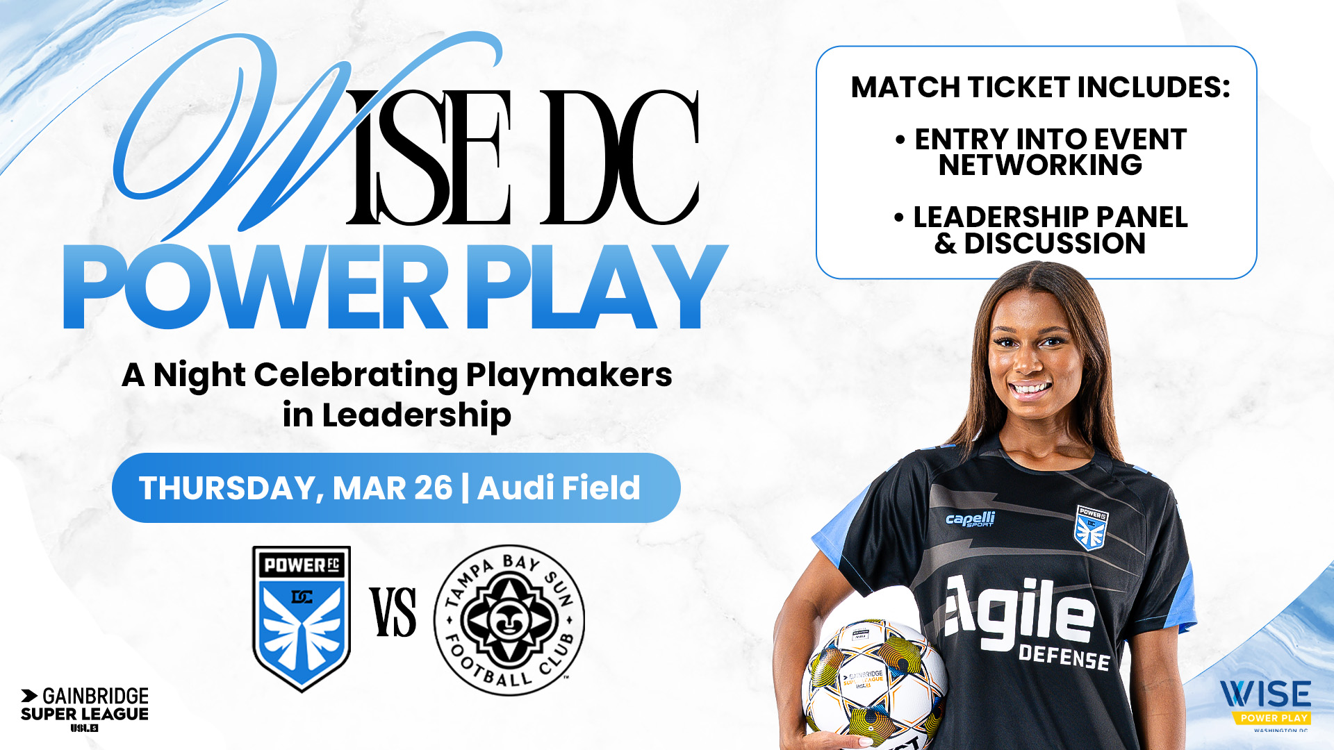 DC Power Football Club to Celebrate Women’s Empowerment Night on March 26 featured image