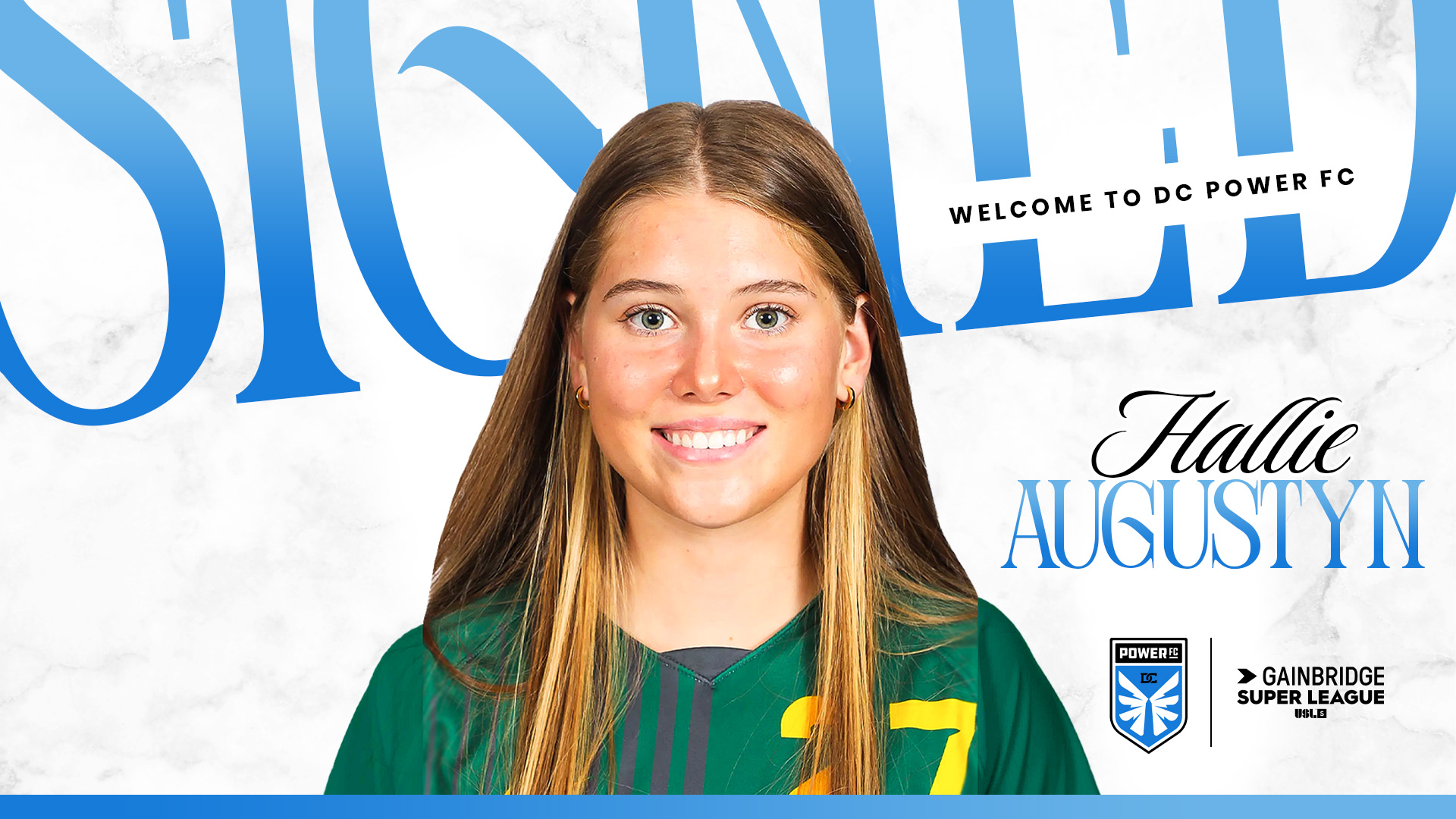 DC Power Football Club Sign Defender Hallie Augustyn  featured image