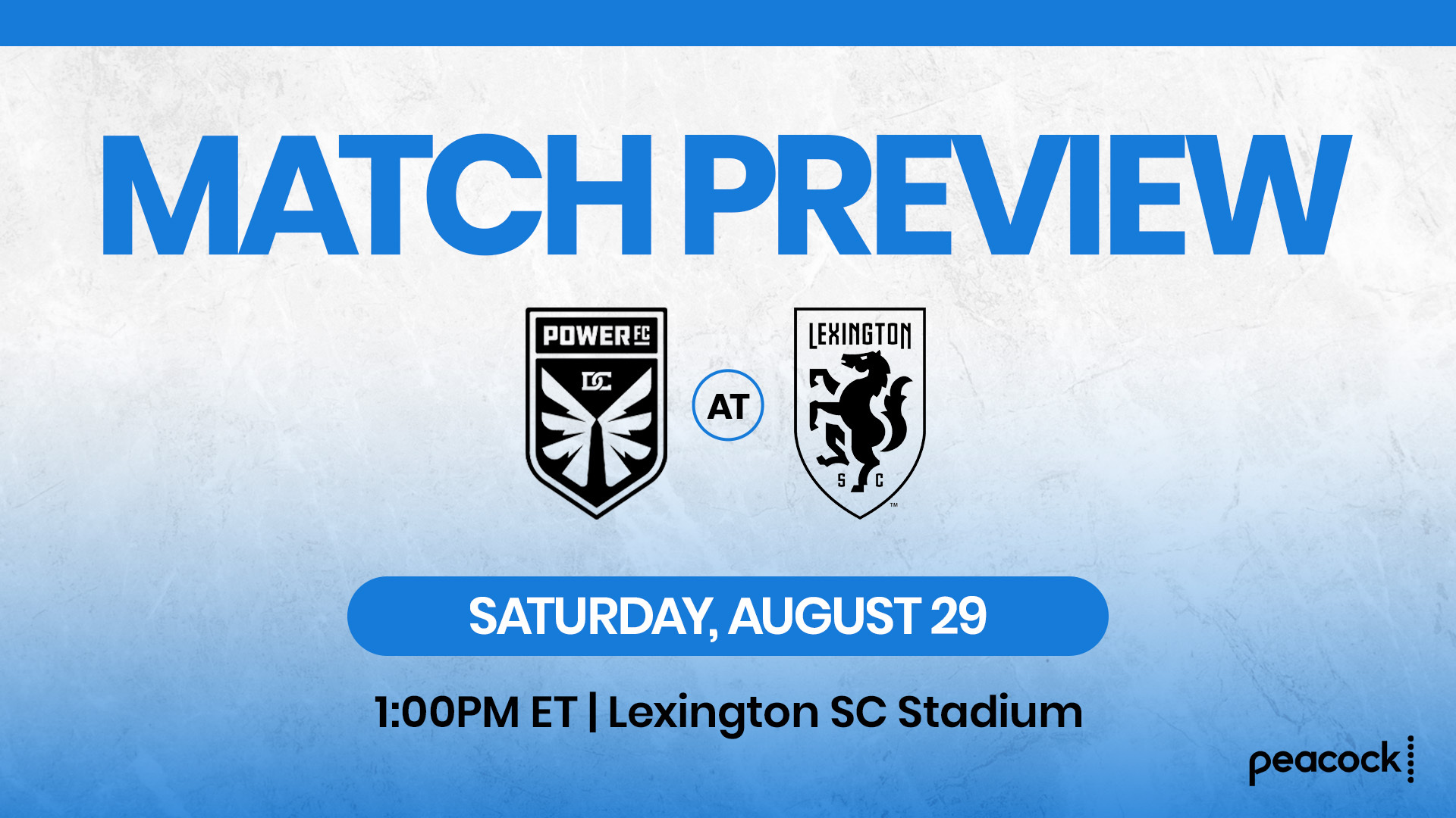 Match Preview: DC Power FC at Lexington SC | Saturday, August 29, 2026 featured image