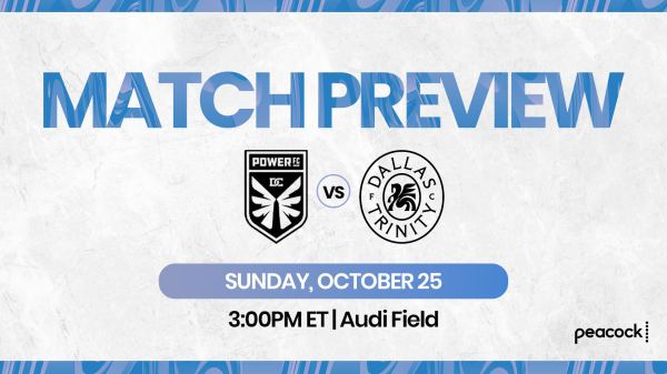 Match Preview: DC Power FC VS Dallas Trinity FC | Sunday, October 25, 2026