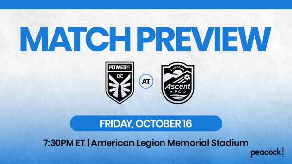 Match Preview: DC Power FC vs Carolina Ascent FC | Friday, October 16, 2026